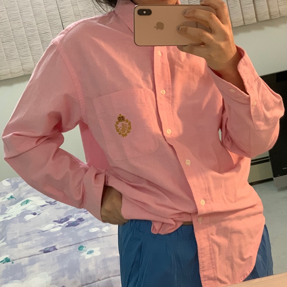Ralph Lauren light pink button up